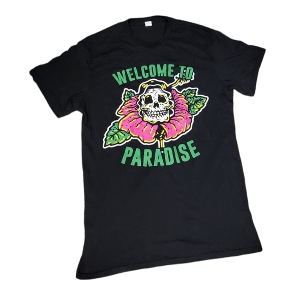 Other - Welcome to Paradise Skull T-shirt